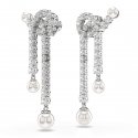 Swarovski - Orecchini Matrix - Cristalli - Bianco