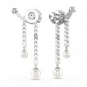 Swarovski - Orecchini Matrix - Cristalli - Bianco