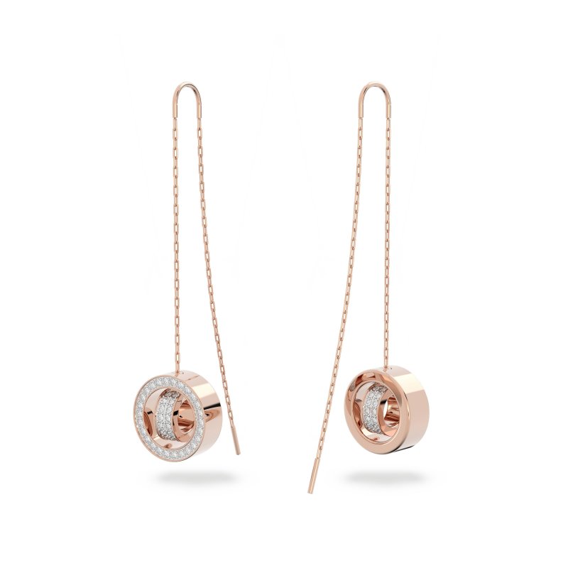 Swarovski - Orecchini Dextera - Cristalli - Oro Rosa