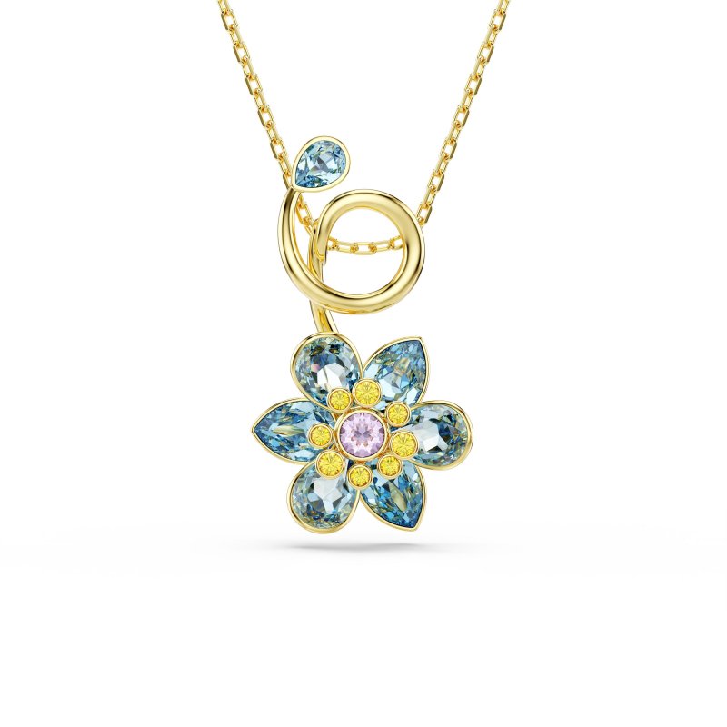 Swarovski - Pendente Idyllia - Fiore Blu