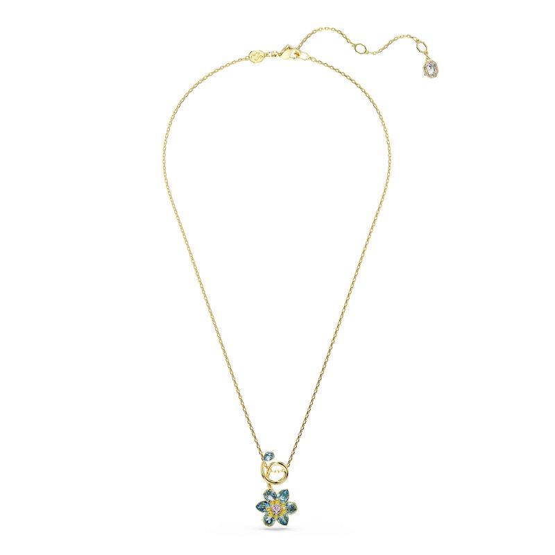 Swarovski - Pendente Idyllia - Fiore Blu