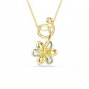 Swarovski - Pendente Idyllia - Fiore Blu