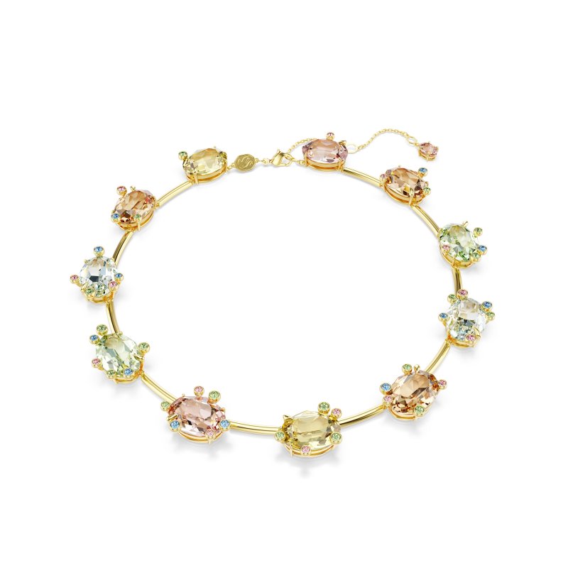 Swarovski - Collana Tennis Gema - Cristalli - Multicolore