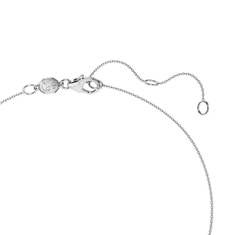 Swarovski - Pendente Solitario - Oro Bianco - Eternity