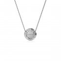 Swarovski - Pendente Solitario - Oro Bianco - Eternity