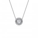 Swarovski - Pendente Solitario - Oro Bianco - Eternity