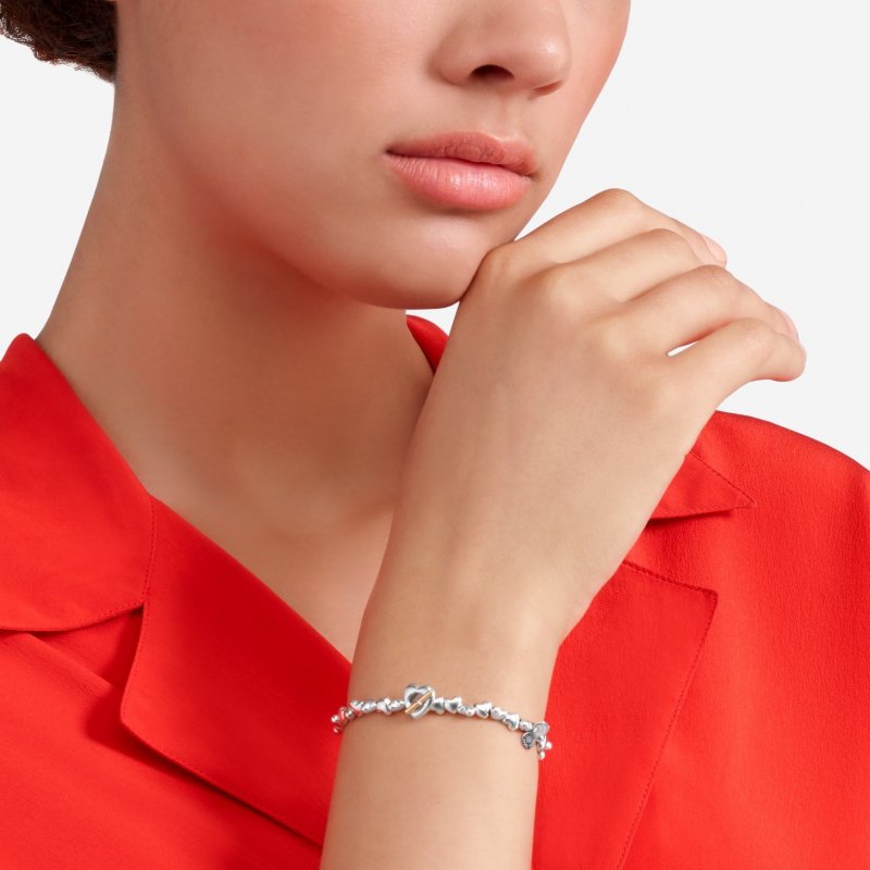 Dodo - Bracciale Cuore - Argento 925 - Oro Rosa