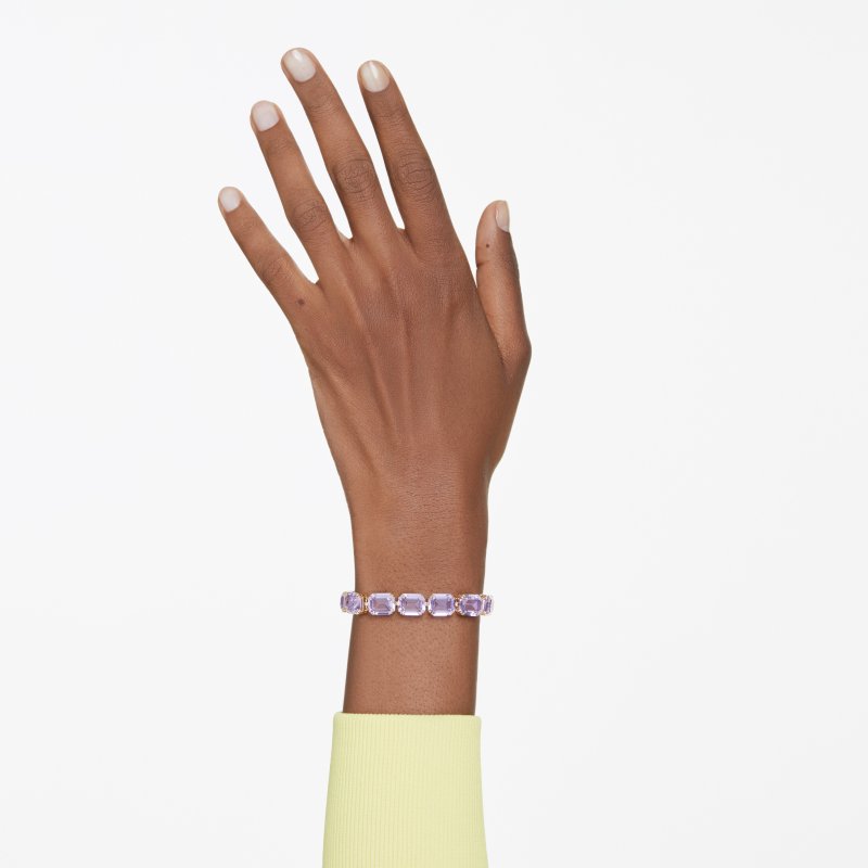 Swarovski - Bracciale Millenia - Viola - Cristalli