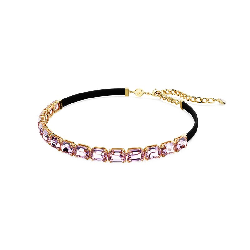 Swarovski - Girocollo Tennis Millenia - Viola - Cristalli