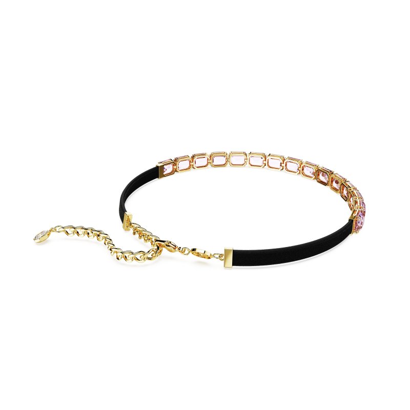 Swarovski - Girocollo Tennis Millenia - Viola - Cristalli