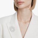 Swarovski - Spilla Matrix - Placcato Rodio - Bianca