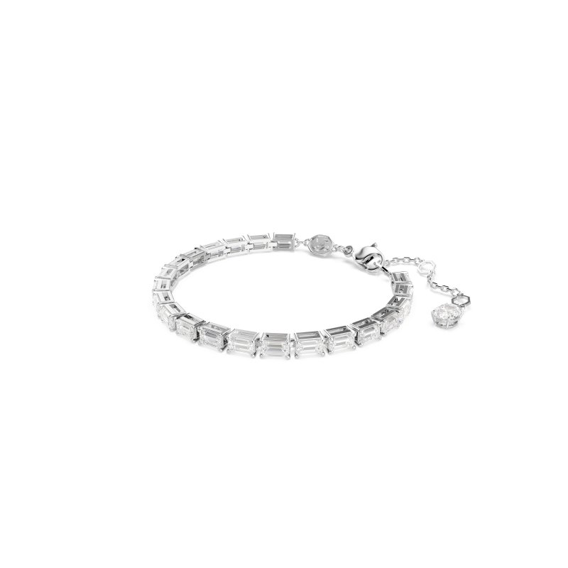 Swarovski - Bracciale Matrix - Bianco - Rodio