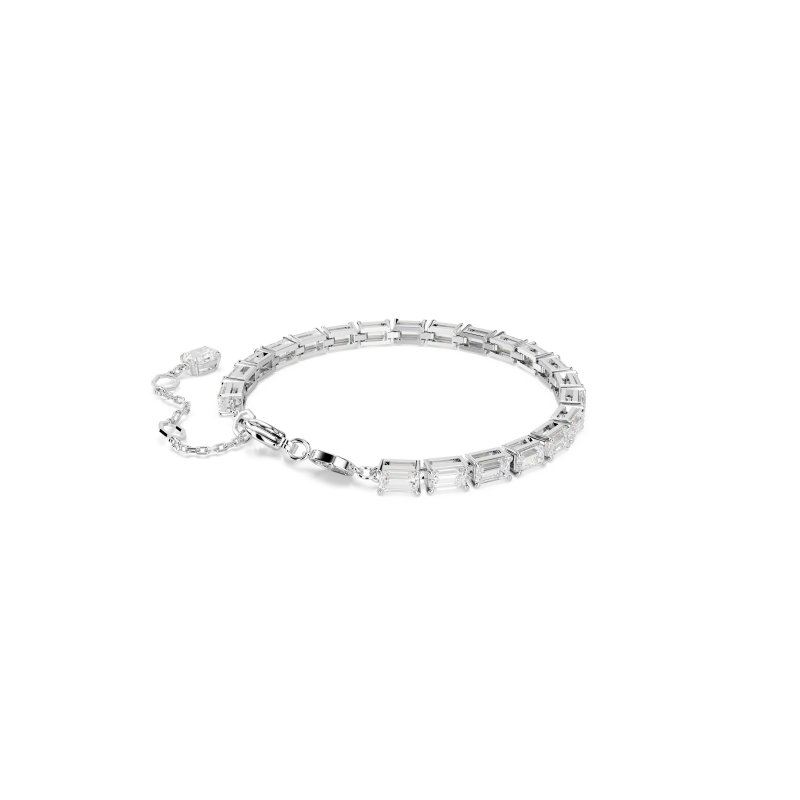 Swarovski - Bracciale Matrix - Bianco - Rodio
