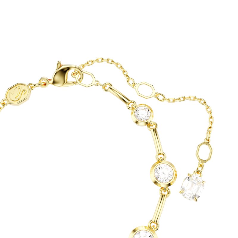 Swarovski - Bracciale Tennis Imber - Placcato Color Oro