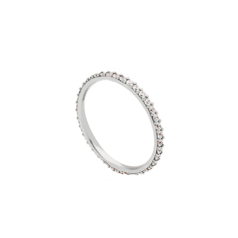 Songa Antonio - Anello Eternity - Oro Bianco