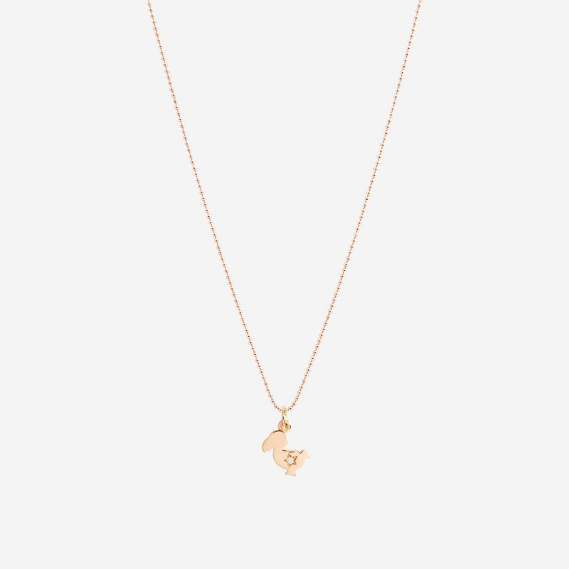 Dodo - Ciondolo Junior - Oro Rosa - Diamante