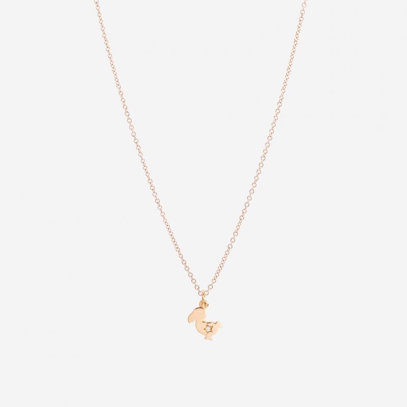 Dodo - Ciondolo Junior - Oro Rosa - Diamante