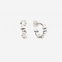 Dodo - Orecchini Hoop Cuore - Argento