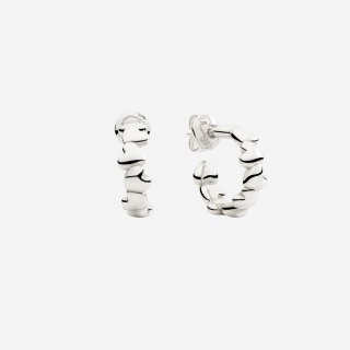 Dodo - Orecchini Hoop Cuore - Argento