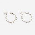 Dodo - Orecchini Hoop Cuore - Argento
