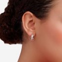Dodo - Orecchini Hoop Cuore - Argento