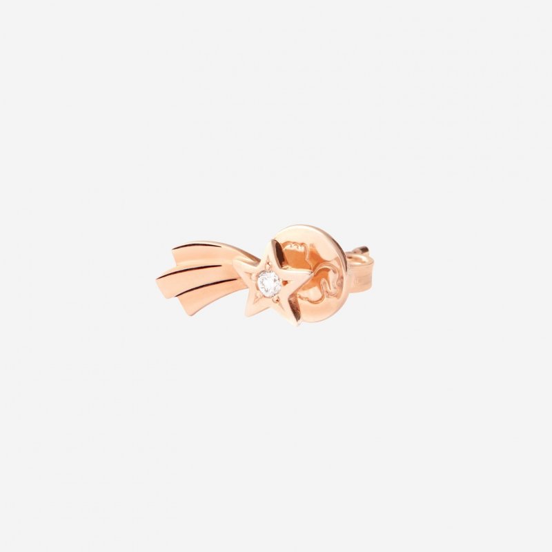 Dodo - Orecchino Stella Cometa - Oro Rosa