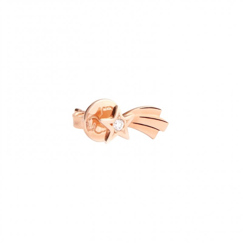 Dodo - Orecchino Stella Cometa - Oro Rosa