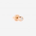 Dodo - Orecchino Stud Bollicine - Oro Rosa - Diamante