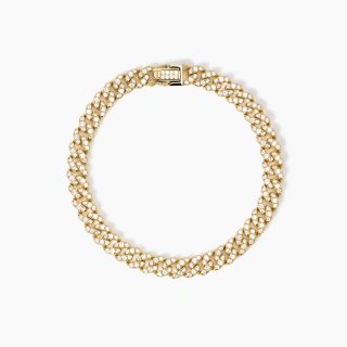 Mabina - Bracciale Argento 925 - Dorato Zirconi