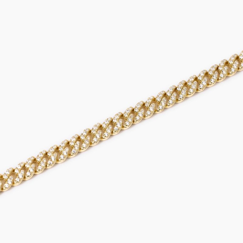 Mabina - Bracciale Argento 925 - Dorato Zirconi