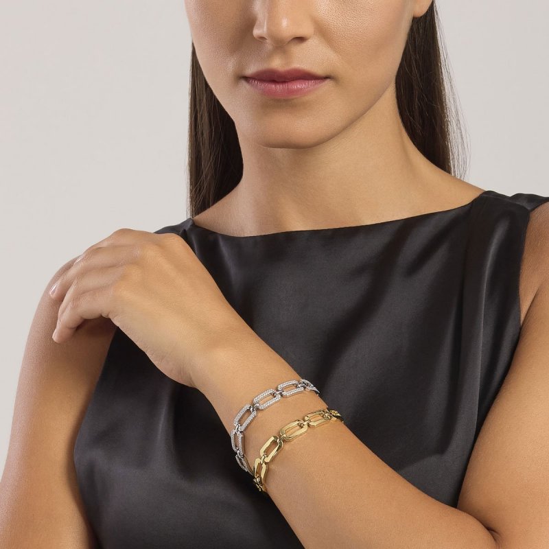 Mabina - Bracciale Argento 925 - Placcato Oro