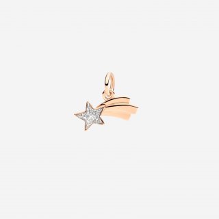 Dodo - Ciondolo Stella Cometa - Oro Rosa - Smalto