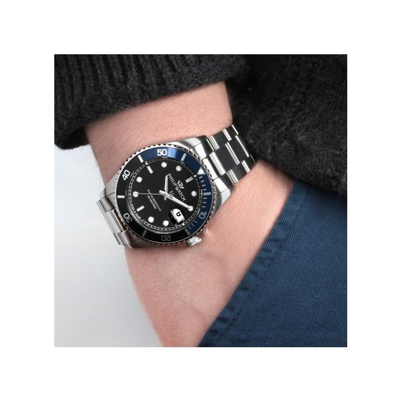 Philip Watch - Orologio Caribe - Acciaio - Uomo