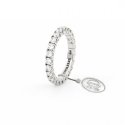 Anello Veretta Maxi In Argento Bianco