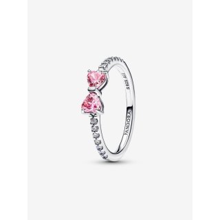 Anello Fiocco Luminoso Rosa