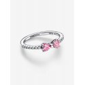 Anello Fiocco Luminoso Rosa