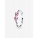 Anello Fiocco Luminoso Rosa