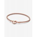 Bracciale Moments Maglia Geometrica con Chiusura a Cuore