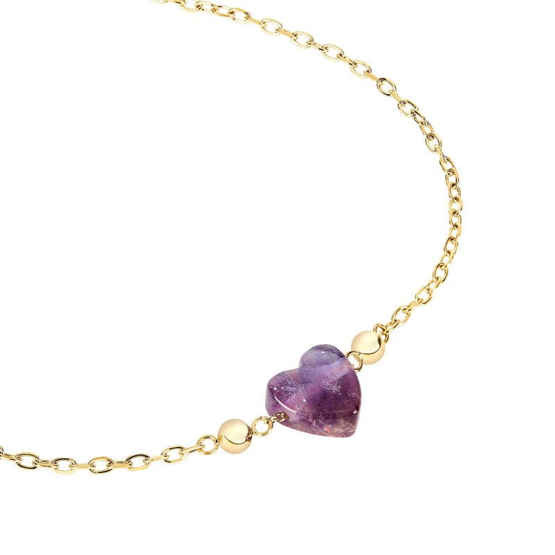 Breil Tribe - Bracciale Candy - Acciaio - Ametista