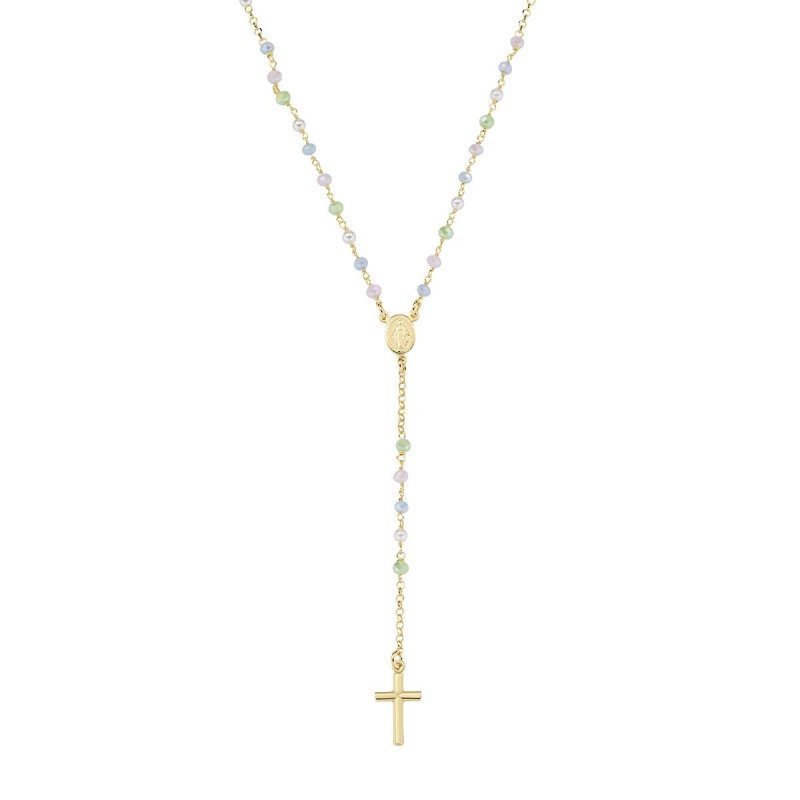 Amen - Rosario Classico - Dorato - Cristalli