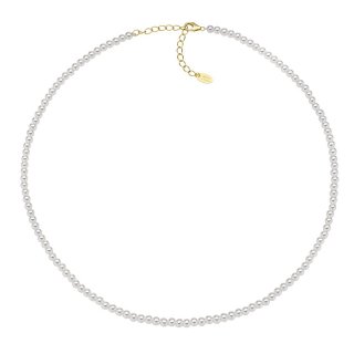 Amen - Collana Con Perle - Argento Dorato