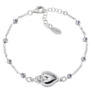 Amen - Bracciale Sacro Cuore - Argento - Cristalli
