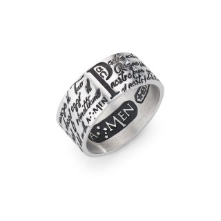Amen - Anello Padre Nostro - Argento - Unisex