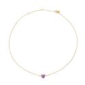 Breil Tribe - Collana Candy - Acciaio Oro - Ametista
