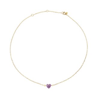 Breil Tribe - Collana Candy - Acciaio Oro - Ametista
