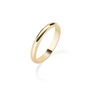 Amen - Anello Fede 2 Mm - Argento 925 - Dorato