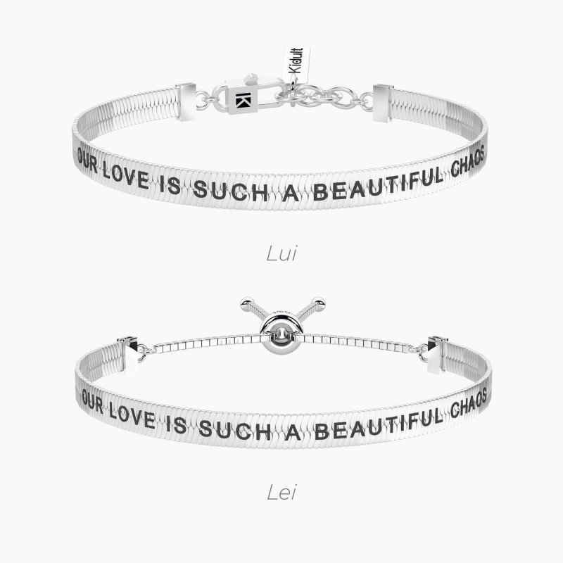 Kidult - Coppia Bracciali Elastici - Acciaio