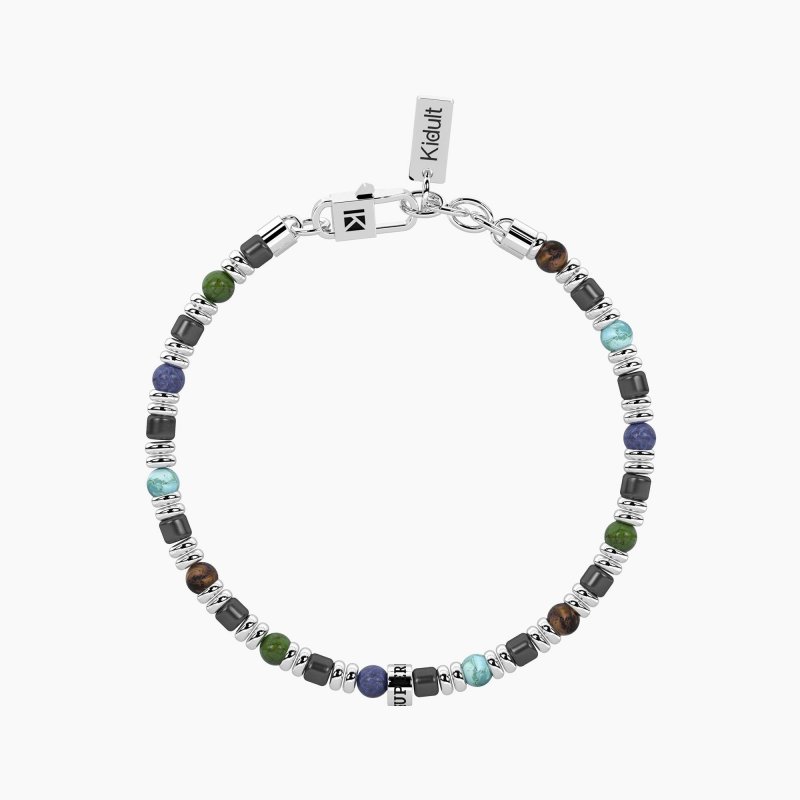 Kidult - Bracciale Super Papà - Acciaio - Multicolor