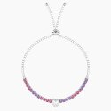 Kidult - Bracciale Tennis - Rosa E Viola - Cuore