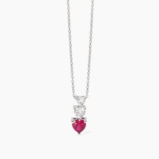 Mabina - Girocollo Cuori Zirconi - Argento 925